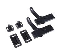 Aramox Manija de Puerta con Pantalla para RV, Construcción de Aluminio, Juego de Pestillo Duradero para Remolque de Autocaravana para Entrada de RV