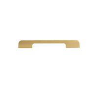Aramox Manija de Puerta de Gabinete, Aleación de Aluminio, Base Gruesa, Agarre Cómodo para Gabinetes de Cocina, Cajones, Armarios, Zapateros, Librerías (Centros de agujeros dorados tipo A de 160 mm)