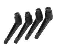 Aramox 【Manijas de Roscas Hembra ajustables, Perillas de Acero Inoxidable 4 Piezas, de Fijación Ajustable para Maquinaria, Molienda, Soldadura, Carpintería, Diseño de Ahorro de Espacio, Universal