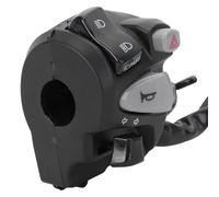 Aramox Manillar de 22 Mm Manillar de Metal ABS con Control de Señal de Giro de Bocina Baja Cable de 55 Cm para MSX SF 125 CBX600 ATV
