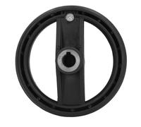 Aramox Máquina Herramienta Industrial Vuelva a Mano 2 Rueda Manual con Manija Plegable Mm para Usuarios de Torno