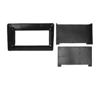 Aramox Marco de Radio de Coche DIN único, Kit de Instalación de Plástico ABS, Panel de Salpicadero Universal 1 DIN, Utilizado para Navegación GPS y Sistemas Estéreo