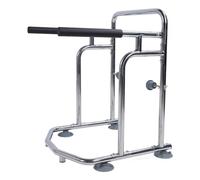 Aramox Marco de Seguridad para Inodoro Estable con Asas Cómodas para Discapacitados - Rieles de Inodoro Independientes para Personas Mayores - Pasamanos de Baño, Acero Inoxidable 304