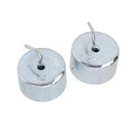 Aramox Mediciones Precisas, Amplia Aplicación, Juego de Masa con Gancho de Precisión Mejorada con Estuche, Masa con Gancho de Acero Cromado de 20 G X 2 ± 2% de Precisión para Laboratorio, Enseñanza,