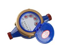 Aramox Medidor de Agua de Tipo Seco Medidor de Flujo de Agua Fría de Transmisión Magnética de Hierro DN15 con Monitoreo Remoto Registro de Uso Preciso para la Gestión de Industrial Doméstica