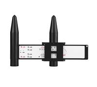 Aramox Medidor Deslizante de llanta de Rueda, Patrones de Perno de llanta Regla de PCD Cubo de Rueda del Veh¨ªculo Herramienta de Medici¨®n de Separaci¨®n de Orificios