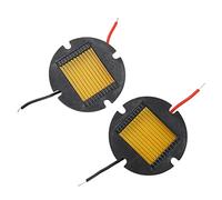 Aramox Membrana de Tweeter, 2 Piezas de Membrana de Tweeter Redonda de Repuesto para Altavoz, 36,5 Mm de Diámetro, 4 Ohmios