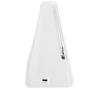 Aramox Metrónomo Mecánico, Acero Plástico Duradero, Diseño Clásico de Pirámide con Tempo Ajustable 40-208 para Músicos de Piano, Violín, Bombo (WHITE)