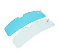 Aramox Mica Antiempañante Para Casco Motorcycle Helmet Rainproof Anti Fog Visor Film Set, 24.5cm 9.6in Wind Shield Helmet Anti Fog Film High Transparency Universal