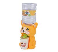 Aramox Mini Dispensador de Agua Fuente para Beber de Plástico de Juguete con Sonido y Luz Presione para Liberar Agua Forma de Animal para Niños Pequeños Juego de Roles Cocina Restaurante (Cachorro