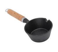 Aramox Mini Sartén de Hierro Fundido, Sartén Pequeña Presazonada de 6,5 Pulgadas para Huevos y Panqueques, Perfecta para Horno y Camping (11 * 5cm)