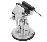 Aramox Mini Tornillo de Banco Giratorio 360, Aleación de Aluminio con Base de Succión, Herramienta Versátil para Hacer Joyas y Proyectos de Artesanía en Madera