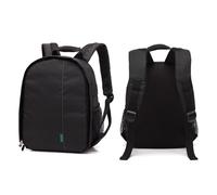 Aramox Mochilas de Cámara con Divisores Acolchados, Tela a Prueba de Agua, Cubierta Lluvia y Tirones Cremallera Doble para Cámaras DSLR, Hebilla Ajustable, Bolsillos Malla Externa, Diseño Elegante -