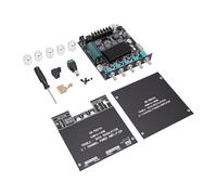 Aramox Módulo Amplificador Bluetooth de 2.1 Canales, Placa Amplificadora de Potencia de Audio de 2x50W+100W con Chip TPA3116D2, para Subwoofer y Altavoz estéreo.