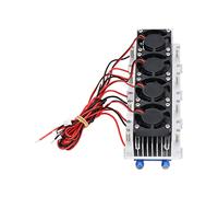 Aramox Módulo de Refrigeración Módulo de Refrigeración de Semiconductores ABS de Aleación de Aluminio 12 V 30 A 4 170 W Enfriador Portátil para Equipos de Uso en Investigación