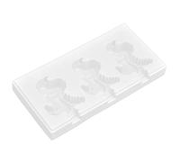 Aramox Molde de Silicona para Helado con Rejilla Múltiple, Molde para Barra de Hielo, 4 Rejillas, Octogonal, Blanco, Reutilizable, Fácil Liberación de 446F a -40F para Golosinas Congeladas Caseras,