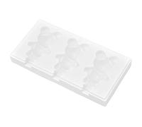 Aramox Molde de Silicona para Helado con Rejilla Múltiple, Molde para Barra de Hielo, 4 Rejillas, Octogonal, Blanco, Reutilizable, Fácil Liberación de 446F a -40F para Golosinas Congeladas Caseras,