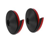 Aramox Moldura para el Borde de la Ventana Lateral de la Puerta del Coche, Burlete de Goma EPDM, 4 M/13,12 Pies, Reducción de Viento y Ruido, Juego de 2 Piezas