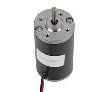 Aramox Motor de Cepillo de CC, Motor Magnético Permanente, Alta Velocidad 31ZY 6V 12V 24V para Proyectos y Máquinas de Bricolaje (24v5000rpm)