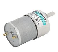 Aramox Motor de Reducción de CC Motor de Engranajes de Cobre 24 V Velocidad Ajustable CW CCW 5 a 50 RPM Protección contra Sobrecarga de Torsión Grande para Máquinas Herramienta CNC Micro Maquinaria