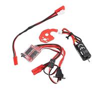 Aramox Motor SCX24 y Kit de Actualización ESC, PCB de Cobre 050 66T Motor Cepillado con Controlador de Velocidad 30A, Freno de Marcha Atrás, para Axial SCX24 1 24 RC Car Crawlers