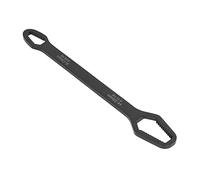 Aramox Multifuncional 8 Mm - Llave de Doble Dureza de Llave de 22 Mm de Doble Cabeza para los Controles de Automóviles, Acero Cromado (BLACK)