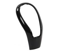 Aramox Negro Gear Shift Head Cover Trim Shifter Knob Frame Sticker Car Center Gear Shift Head Cover Trimfor XC60 S60 V60 V40 S80, Car Gear Head Shift para Volvo S60 2013-2017