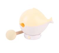 Aramox Noche de Ballena Luz de Madera de Madera Noche de Luz Recargable Portátil con 3 Niveles de Brillo para Niños Decoración de la Habitación de las Niñas para el Hogar (Albaricoque)