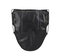 Aramox Organizador bajo Asiento para Motocicleta y Scooter Bolsa de Almacenamiento en Cuero PU con Doble Compartimento y Malla Frontal Ideal para Guardar Documentos Carteras y Objetos personales