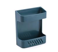 Aramox Organizador de Adhesivo Colgante de Pared de Soporte Remoto No Estante de Taladro Cuelga en la Pared o en la Cama para Controles Remotos de la Oficina en el Hogar (Blue)