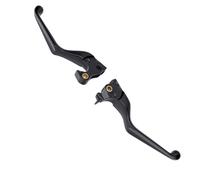 Aramox Palancas de Embrague de Freno de Motocicleta Juego de Control Manual de Aleación de Aluminio Agarre Ergonómico Reemplazo de Fácil Instalación para Conductores XL 883 1200 2014-2023