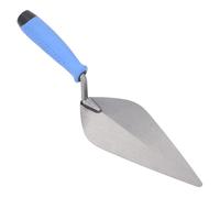 Aramox Paleta de Enyesado, Paleta de Acabado Plana de Acero Inoxidable de 265 X 115 Mm, Hoja Pulida a Espejo de 1,2 Mm, Agarre de Goma, para Trabajos de Estuco, Yeso, Hormigón, Piso de Pared