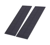 Aramox Panel Solar de 2 PCS Panel Solar de Silicio Monocristalino de Alta Eficiencia para Proyectos de Casas Pequeñas, Carga de 1W 5V para Aplicaciones Electrónicas