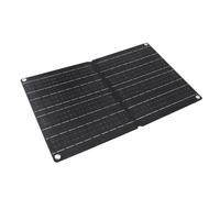 Aramox Panel Solar Plegable, Kit de Controlador Portátil de 60 W, USB Resistente Al Agua de 12 V para Acampar
