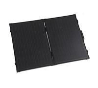 Aramox Panel Solar Plegable Panel Solar Portátil Silicio Monocristalino Conversión del 21 por Ciento IP65 21,6 V con Soporte Ajustable para RV Camping Barco Energía de Respaldo en el Hogar (100W)