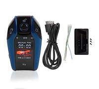 Aramox Pantalla Lcd Smart Key, Universal Tk800 y Lcd Touch Screen Smart Key Entrada Remota sin Llave para Todos los Modelos de Botón Start Stop Engine (Negro) (Azul)