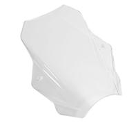 Aramox Parabrisas Universal para Motocicleta, Deflector de Viento Delantero Ajustable Transparente, Protege del Viento y los Escombros, Se Adapta a Manillares de 22 Mm y 25 Mm