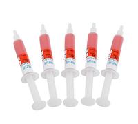 Aramox Pasta de Pulido de Diamante, 5 Piezas/juego de Compuesto de Lapeado, Grano W0.5-W40, Efecto Espejo Eficiente y Conveniente, Ideal para Jade, Relojes, (W1.5 (ocular 6000 pulido))