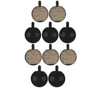 Aramox Pastillas de Freno de Disco Semimetálicas, Material de Resina de Fácil Instalación, Fuerte Fuerza de Frenado para Bicicletas de Montaña y Bicicletas Eléctricas