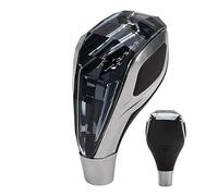 Aramox - Perilla de Cambio de Marchas LED, Perilla de Cambio de Marchas de Cristal LED, Interruptor Automático de 7 Colores Activado por Tacto para Palanca de Cambios de Coche M12