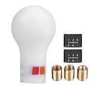 Aramox Perilla de cambio de marchas, Palanca de cambios de 5 velocidades manual y automática para V3 / EVO (White)