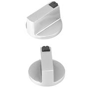 Aramox Perilla de Estufa, Perilla de Control de Aleación de Zinc para Estufa de Gas, 2 de Repuesto de 6 Mm para Horno y