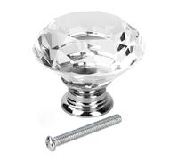 Aramox Perilla de la Puerta Perillas Cerradura Manija de Vidrio Interior Cristal Negro Oro Baño maniquí Antiguo Armario Latón Dormitorio Vintage Francés Puertas Decorativas Privacidad Cerrojo Manijas