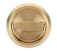 Aramox Perilla de Puerta Empotrada, Manija de Cerradura de Puerta de Acero Inoxidable, Revestimiento Multicapa, Ideal para Gabinetes y Armarios de Cocina (GOLD)