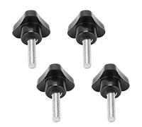 Aramox Perilla, Perilla M5x20x20 con de Plástico de Ingeniería, Tornillo Recubierto de Rosca Transparente, 10 Piezas para Ajuste del Accesorio de Apriete Manual del Torno