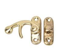 Aramox Pestillo de Cierre, Gancho de Cerrojo de Hierro de 30 Piezas con Tornillos, 3,2 X 2,8 Cm, Izquierda Derecha, Opcional para Joyero, Caja de Herramientas, Puertas de Gabinete (gancho izquierdo