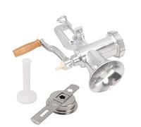 Aramox Picadora de Carne Picadora de Carne Manual de Aleación de Aluminio con Largo para Hacer Salchichas Moler de Cerdo Pollo Especias para Cocinar en la Cocina Casera