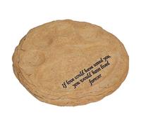 Aramox Piedra Conmemorativa para Mascotas Piedra Conmemorativa para Perros de Resina 21 X 21 Cm Lápida Resistente a la Intemperie para Recuerdo de Perros o Gatos en el Césped, Patio Trasero, Jardín,