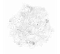 Aramox Piedras de Cristal Naturales, Cuarzo Pulido Irregular para Decoración de Cajas de Peces, Limpieza Magnética, para Altares y Macetas (WHITE)