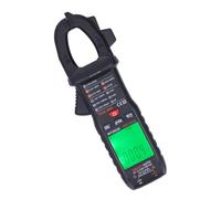 Aramox Pinza Amperimétrica Digital, Multímetro de Pinza Digital ABS, Rango Automático 600 A Corriente CA 600 V CA Capacitancia de Voltaje con Sonda de Temperatura para Electricistas